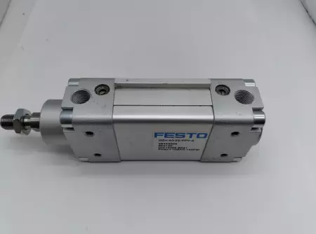 Festo DZH-40-25-PPV-A Flat Pneumatic Cylinder 40mm Piston 25mm Stroke 