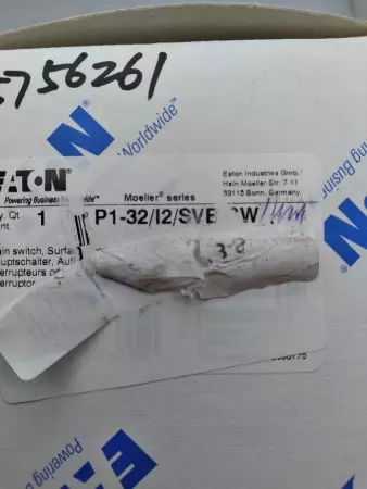 Eaton P1-32/I2/SVB-SW Manual Disconnect Switch 