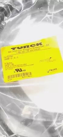 Turck CKRM 12-8-5 Multifast Molded Cordset U4701-83 