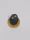 Cutler-Hammer E22LLB4 Mush Pushbutton Kit 40 mm Yellow Head 