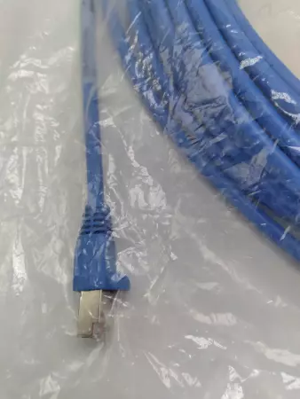 NEW Black Box C5S-R-SB-STR-BL Industrial Blue PVC Ethernet Cable 50' 