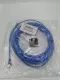 NEW Black Box C5S-R-SB-STR-BL Industrial Blue PVC Ethernet Cable 50' 