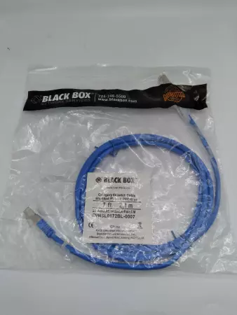 NEW Black Box EVNSL0172BL-0007 Ethernet Patch Cable 7Ft 