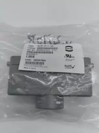 NEW HARTING HAN-24B-HTE-R-PG29 Heavy Duty Connector 