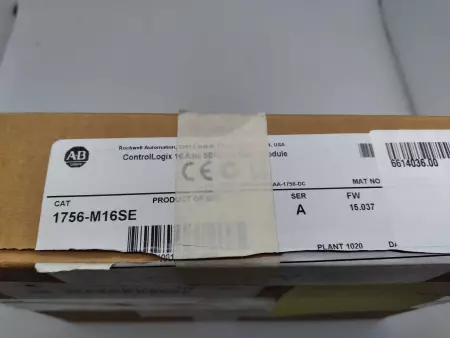 NEW Allen-Bradley 1756-M16SE/A CONTROLLOGIX 16 AXIS SERCOS-SERVO MODULE 