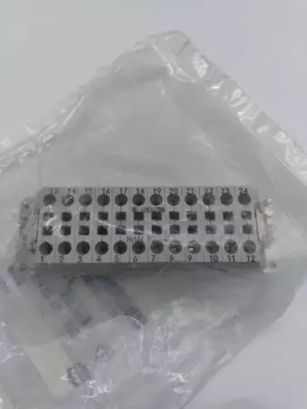 NEW HARTING HAN 24 ES-F Rectangular Socket Insert 09330242716 01 