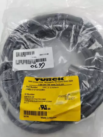 Turck CKWM 12-12-10/CS10021 CABLE CORDSET M23 