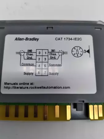 Allen-Bradley 1734-IE2C SER.C I/O 2-Channel Analog Current Input Module 24V DC 