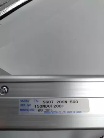 Yamaha TS-SG07-20SN-500 Transervo Single Robot Axis, 500mm Stroke 