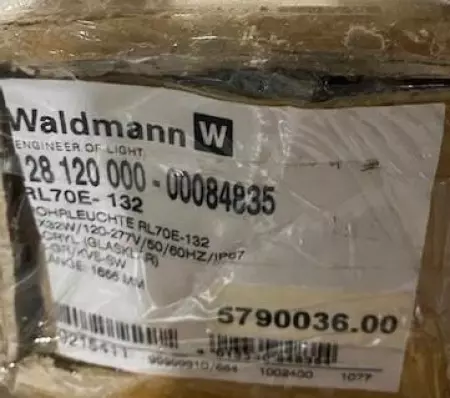 NEW Waldmann RL70E-132 Tubular Fluorescent Light 32W 