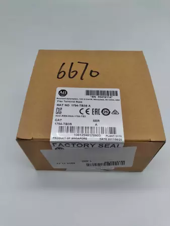 NEW ALLEN BRADLEY 1794-TB3S/A FACTORY SEALED TERMINAL BASE BLOCK 3WIRE SPRING 