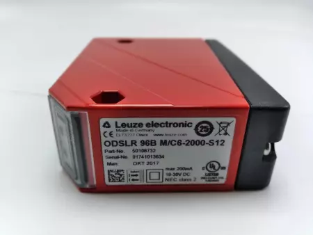 Leuze ODSLR 96B M/C6-2000-S12 Optical Distance Sensor PN 50106732 