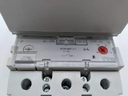 Eaton NZM N2 S125 Circuit Breaker, 600VAC/250VDC 125Amps W/Remote Operator 