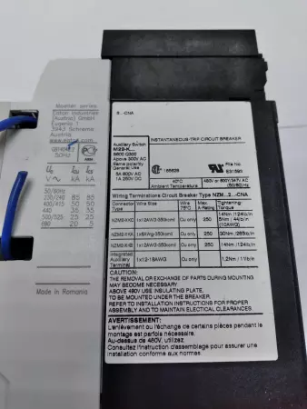 Eaton NZM 2-XR Instantaneous Trip Circuit Breaker 