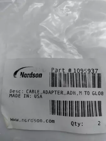 NEW NORDSON 1095937 HOT MELT GLUE CABLE ADAPTER 