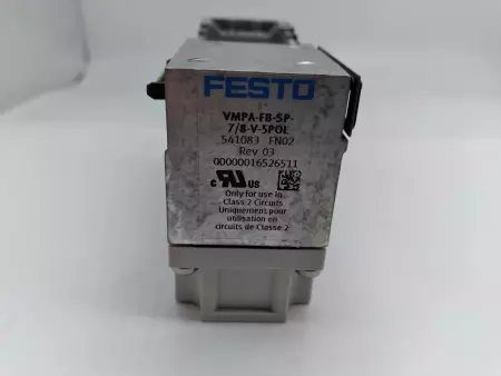 FESTO VMPA-FB-SP-7/8-V-5POL SUPPLY PLATE 541083 