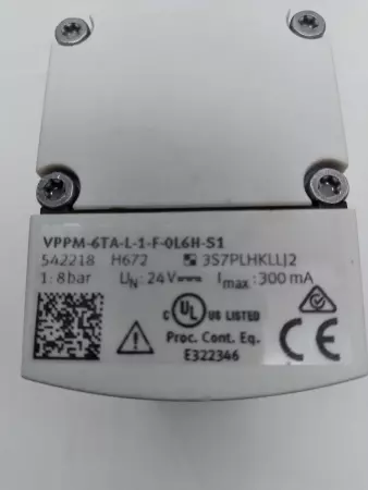 Festo VPPM-6TA-L-1-F-0L6H-S1 Proportional Pressure Control Valve (542218) 