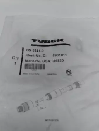 NEW TURCK BS 5141-0 Field-Wireable Connector U6530 