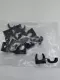 NEW PMA FH-17-0 Black Vinyl Clips for ¾” Corrugated Plastic Flex Conduit Lot of 