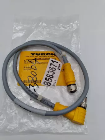 NEW TURCK RKS 8T-0.7-WSS/C1135 EUROFAST MOLDED CORDSET 