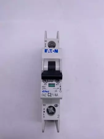 Eaton FAZ-C2/1-NA 1-Pole Circuit Breaker 277VAC/48VDC 2Amp 