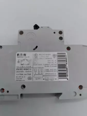  EATON FAZ-C0,5/1-NA CIRCUIT BREAKER 