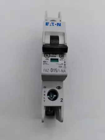 Eaton FAZ-D15/1-NA 1-Pole Circuit Breaker 