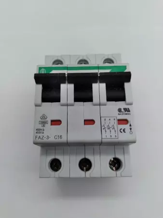 Moeller FAZ-3-C16 CIRCUIT BREAKER TESTED 