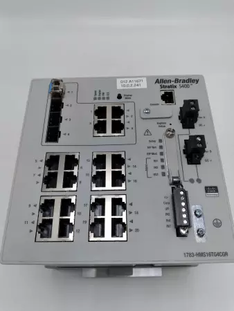  ALLEN BRADLEY 1783-HMS16TG4CGR SA Stratix 5400 Ethernet Switch, 16GE, Series A 
