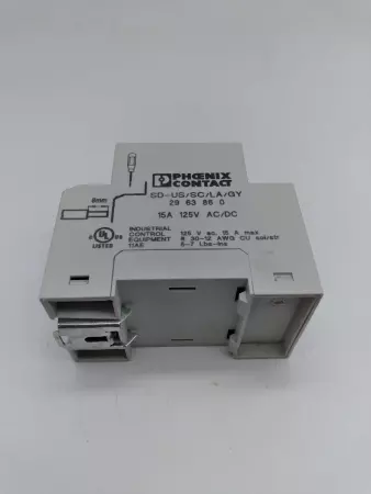  PHOENIX SD-US/SC/LA/GY CONTROL CABINET SOCKET DIN RAIL MOUNT 