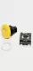 Cutler-Hammer E22LLB4 Mush Pushbutton Kit 40 mm Yellow Head 