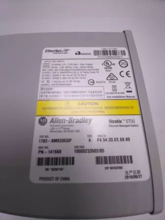 Allen-Bradley 1783-BMS20CGP SER.A Stratix 5700 Ethernet Managed Switch 