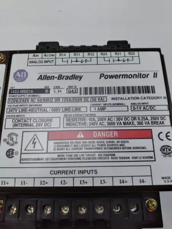 Allen-Bradley 1403-MM01A SER.B Powermonitor II Master Module 