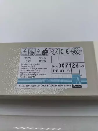  Rittal PS4110 Fluorescent Light 18W 230VAC 