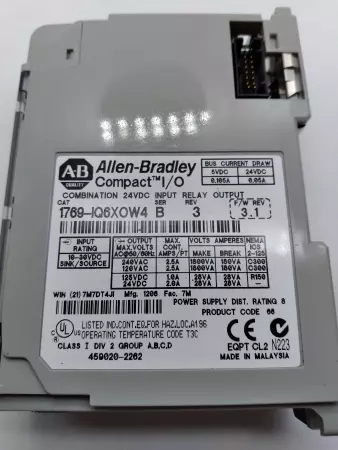 Allen-Bradley 1769-IQ6XOW4 SB TESTED Compact I/O Digital Combo Module, 6-In/4-Out, Ser. B 