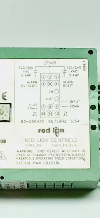Red Lion Controls M1987B Speed Switch Module 85-250VAC 5.5A 