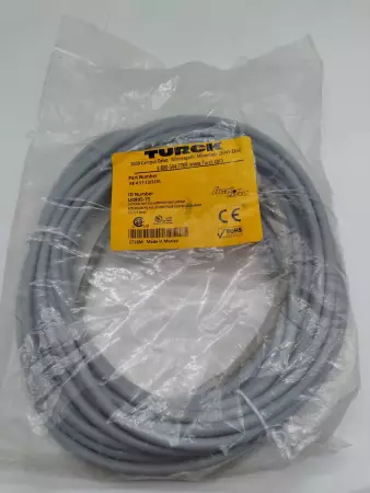 NEW TURCK RK 4.5T-10/S101 TURCK M12 EUROFAST STRAIGHT FEMALE CONNECTOR U0895-75 