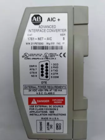 Allen-Bradley 1761-NET-AIC SER.B Advanced Interface Converter TESTED 