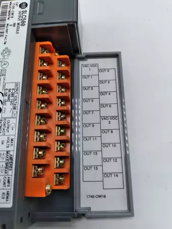 Allen-Bradley 1746-OW16 SER.D 16-Channel Relay Output Module, Series D 