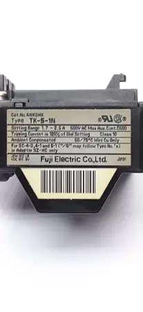 Fuji TK-5-IN / 4NK0HK Thermal Overload Relay Type 1.7-2.6 A 