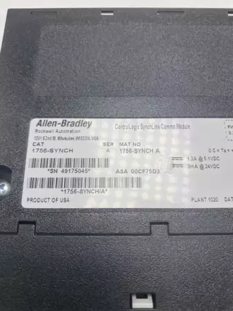 Allen-Bradley 1756-SYNCH SER.A ControlLogix Synchlink Communications Module 