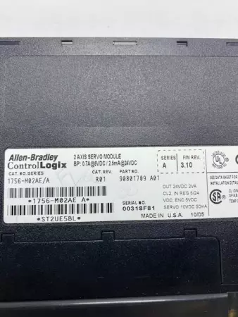 Allen-Bradley 1756-M02AE SER.A ControlLogix Servo Module 