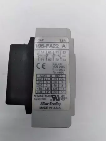 Allen-Bradley 195-FA22 SER.A PRESSURE SENSOR TESTED 