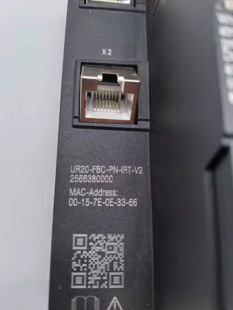 Weidmuller UR20-FBC-PN-IRT-V2 U-Remote Module 2566380000 