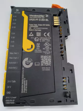  Weidmüller UR20-PF-O-2DI-SIL I/O module, REMOTE power supply TESTED 