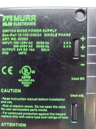 MURR 85305 POWER SUPPLY TESTED 