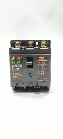 Fuji EA33M Circuit Breaker 220V 10A 3Pole 