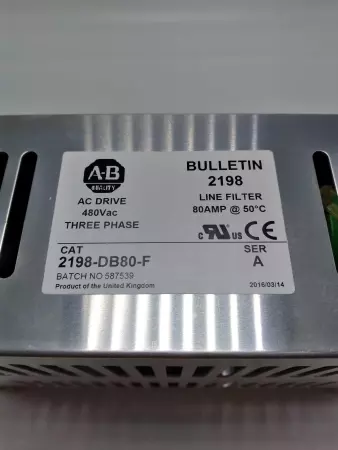 Allen-Bradley 2198-DB80-F SER. A AC DRIVE 