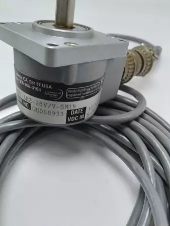 BEI XH20DB-37-SS-1024-ABZ-28V/V-SM14 Encoder 5-28VDC W/Cable 