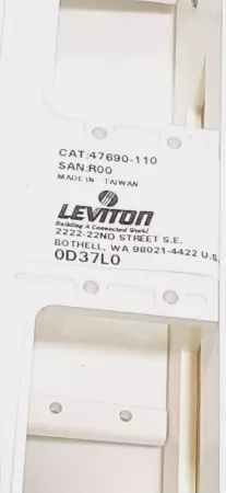 Leviton 47690-110 110 Type Connector Phone Distribution Wiring Block 89D Base 